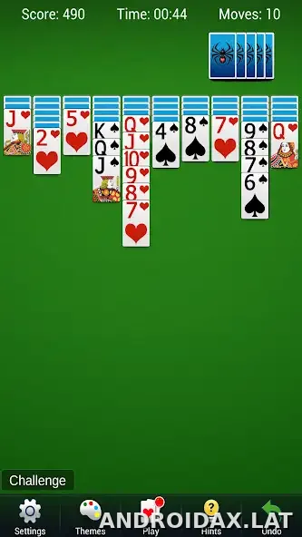 Пасьянс Паук скриншот 2